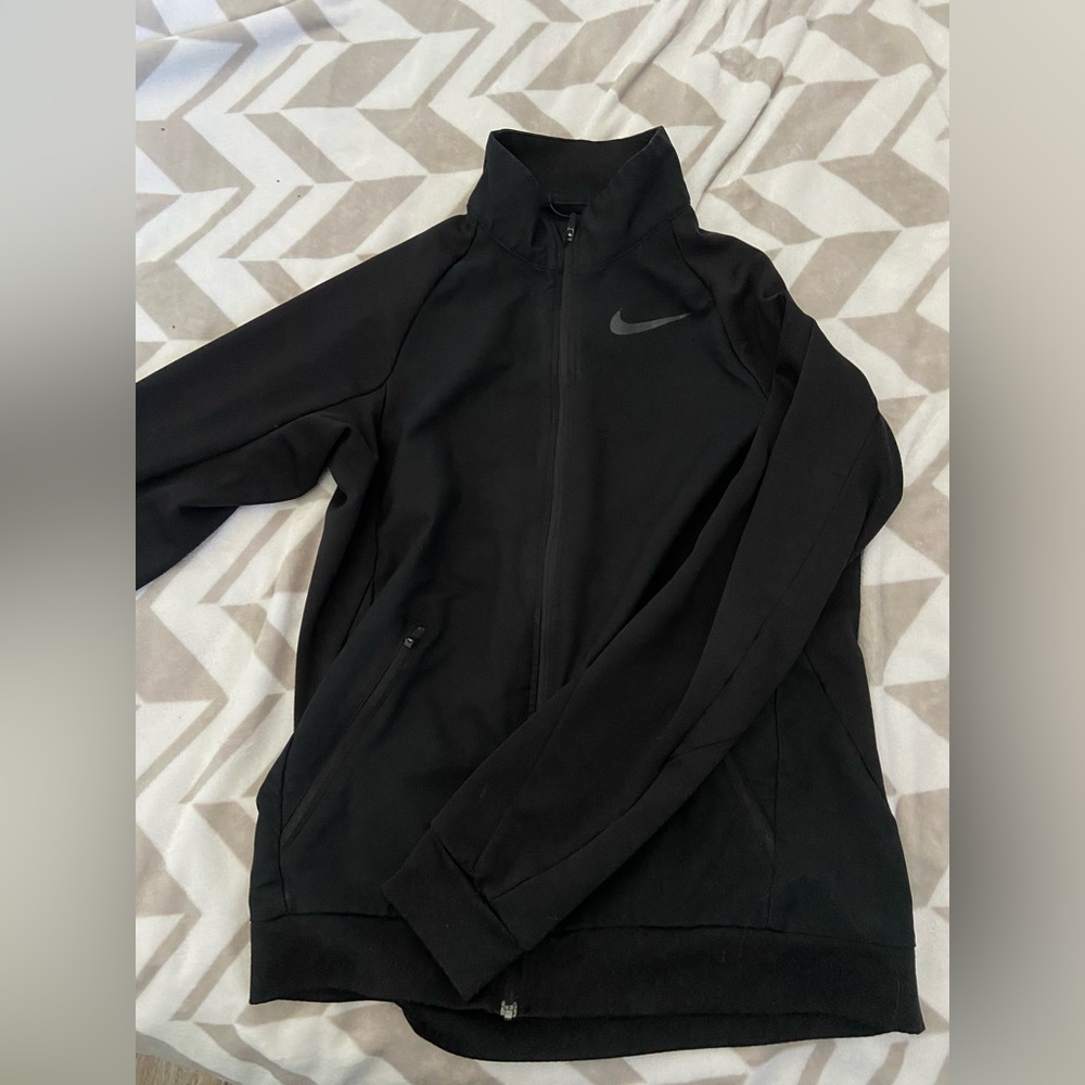 Nike black Dri Fit zip up